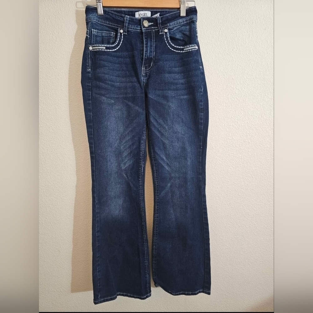 Angel Women's Deep Indigo Boot Cut Jeans